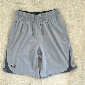 Under Armour Gray Athletic Shorts Lightweight Breathable
